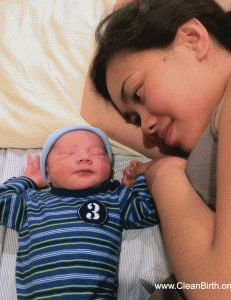 Donna and newborn Troy